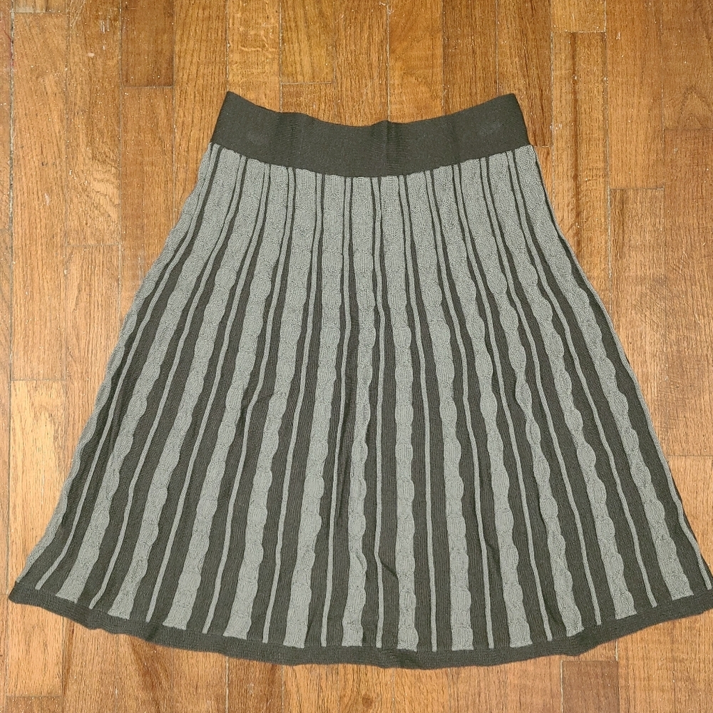 Y2K mossimo wool blend midi skirt Two‎ toned browns designs size Small